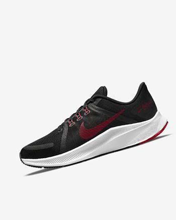 Nike Quest 4 Negros Blancos Grises Oscuro Rojos | MX 2340
